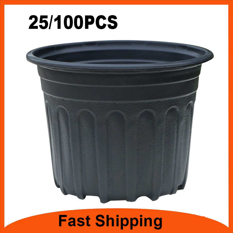 Net Pot 3 Inch - 25/100 Buah Pot Pembibitan Tanaman Fleksibel