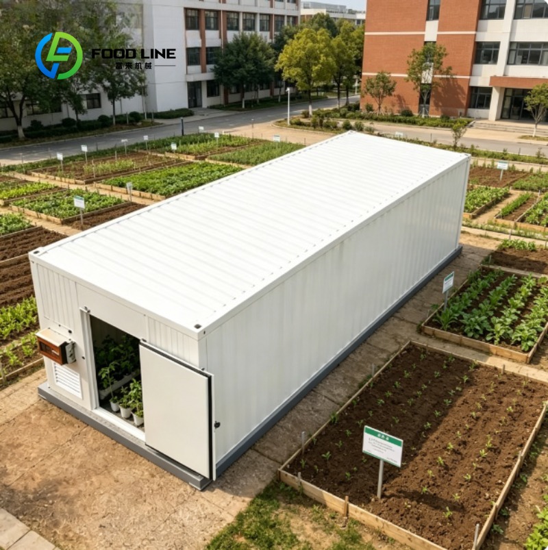 Urban Farming Hydroponic System - Sistem Pertanian Vertikal Kontainer Pintar, Kontainer