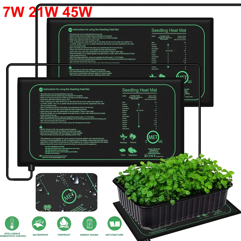 Seedling Heat Pad - Alas Pemanas Bibit 10/25/50CM untuk Tanaman
