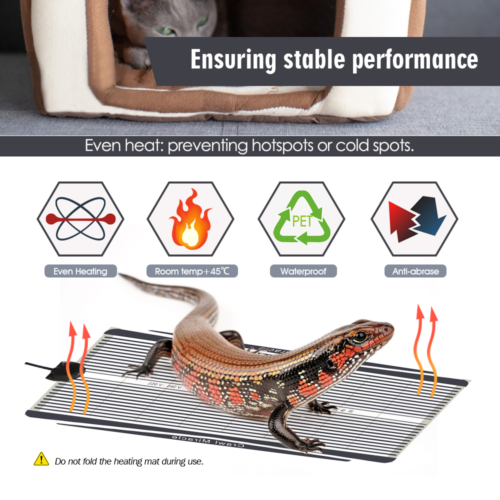 Matras pemanas reptil Graphene - Seedling Heat Pad ulasan dan harga