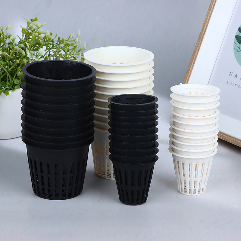 10Pcs Pot Plastik Hidroponik 2 - Net Pot 3 Inch ulasan dan harga