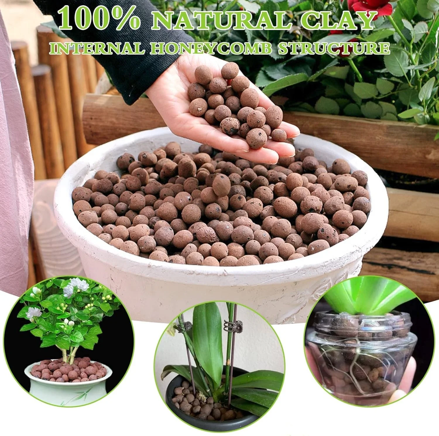 1L Kerikil Tanah Liat Diperlua - Clay Pebble Growing ulasan dan harga