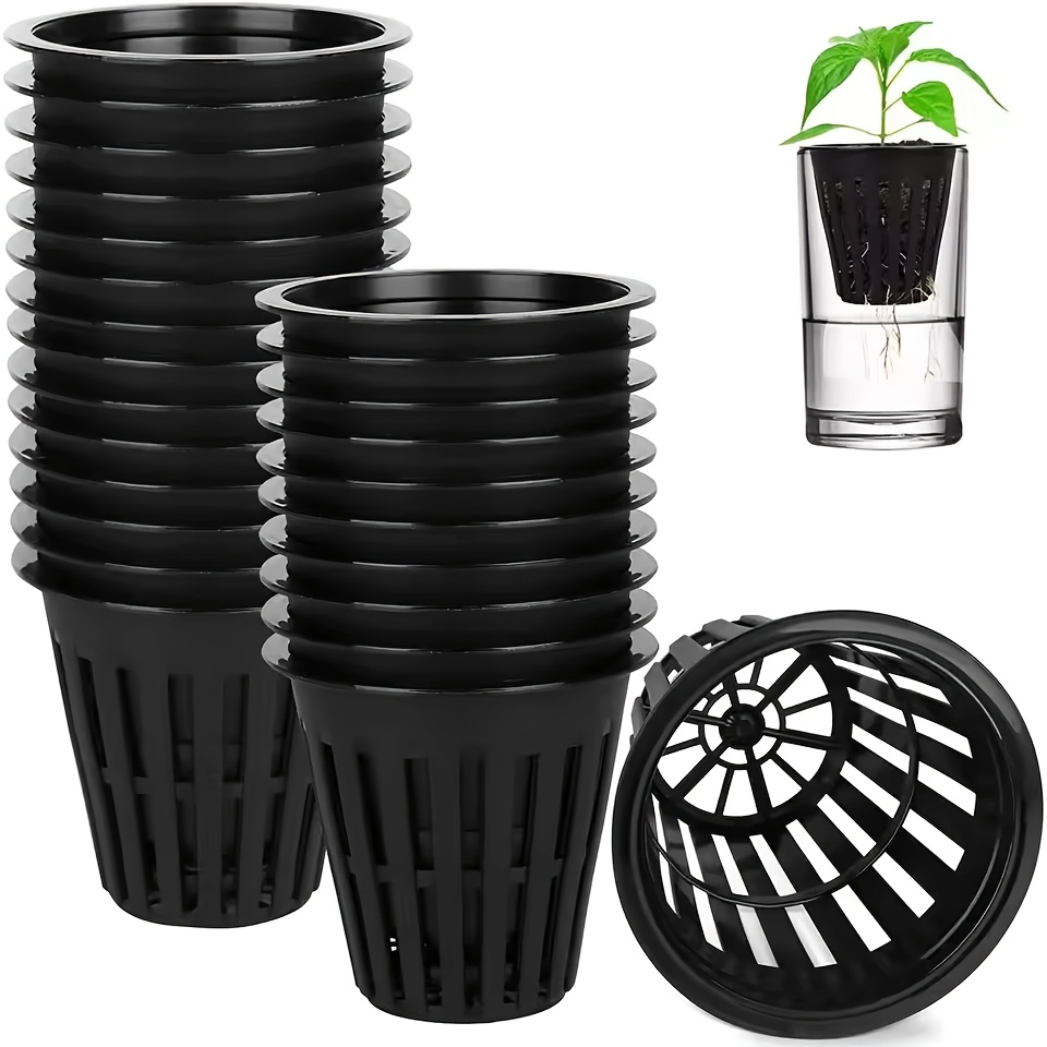 24/48 Buah Pot Jaring Berluban - Net Pot 3 Inch ulasan dan harga