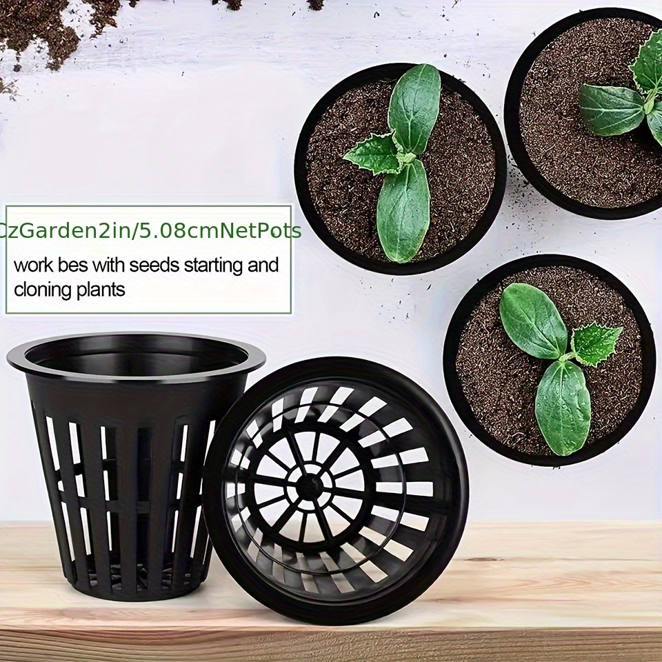 24/48 Buah Pot Jaring Berluban - Net Pot 3 Inch ulasan dan harga