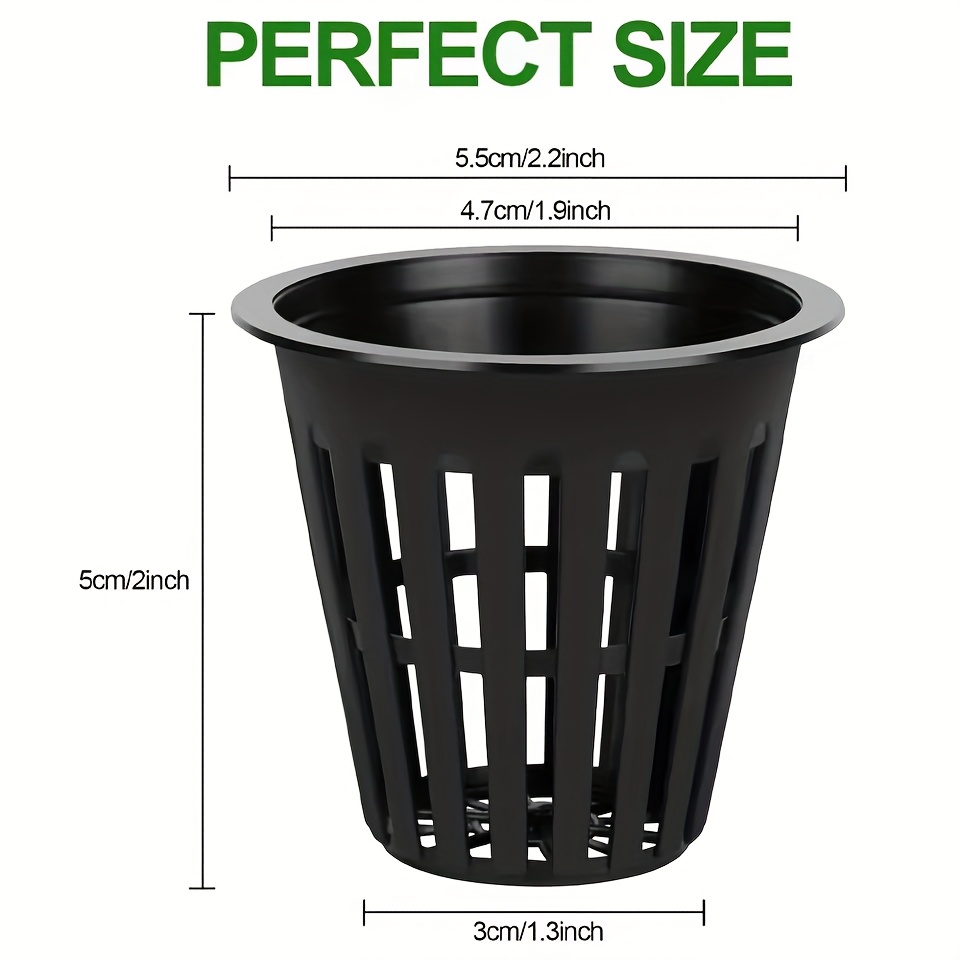 24/48 Buah Pot Jaring Berluban - Net Pot 3 Inch ulasan dan harga